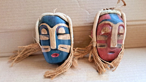 African masks with authentic - masks,,