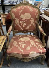 Antique Gilt French Armchair