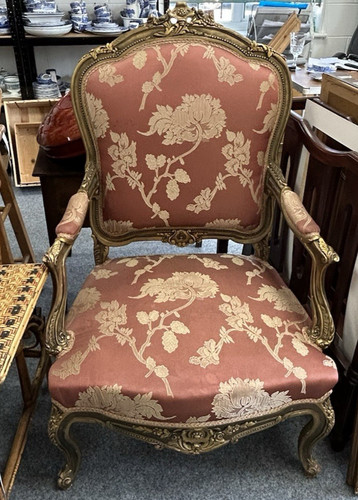 Antique french armchair - antique,