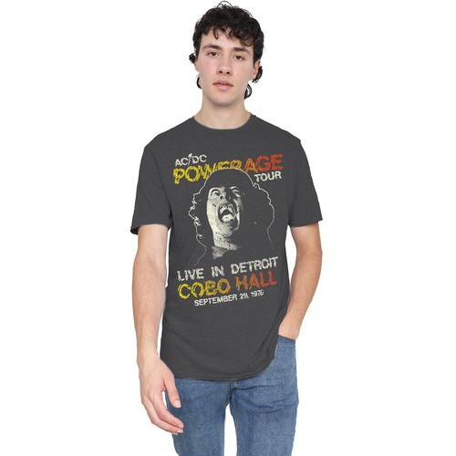 Powerage tour t shirt - ac/dc, t-shirt