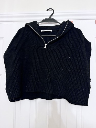Women zara black half - women’s,