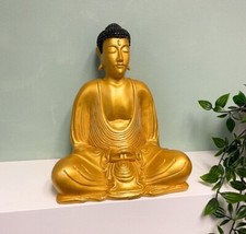 Resin Buddha Statue in Gold -