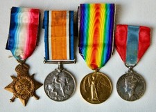 WW1 Trio To. 38096 Spr. Stones R E. Plus Silver George VI Imperial Service medal
