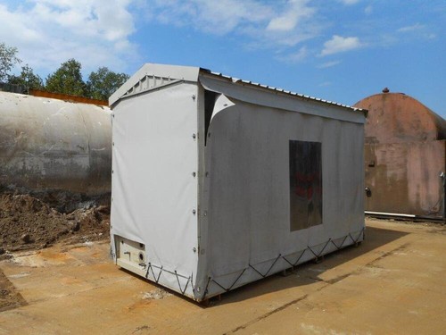 Steel frame canopy unit with - frame,