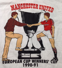 Manchester United Legia Warszawa vintage 1990s T SHIRT  Large L UNWORN