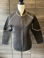 Gotoly Womens Sweat Sauna Suit Neoprene Workout Shirt XL Long Sleeve Zip Up