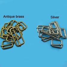 Metal Sliding Bar Strap Adjuster Buckles Slider 20 25 32 38 50mm Tri Glides Pin