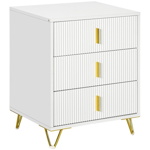 Homcom modern drawer - modern, 3