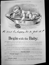 Old Antique Print Pears Soap