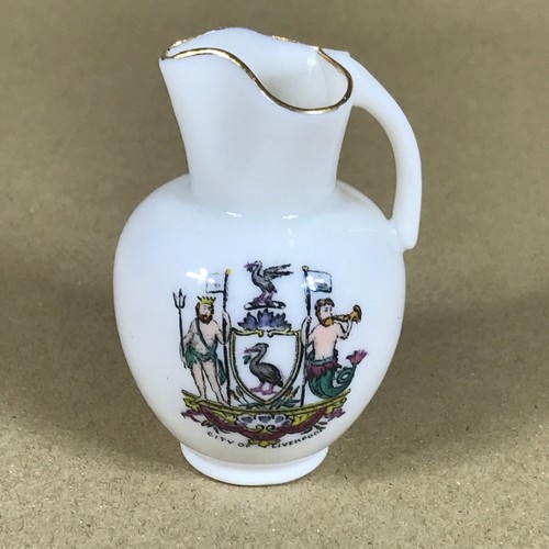 City liverpool crested jug - city,