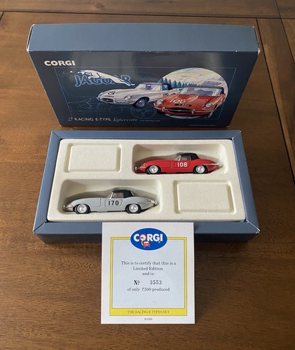 Two diecast racing type - two, e-type