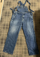 Florabest Ladies Dungarees SIZE 20-22 Bib &Braces Vintage YK2 distressed denim