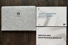 CITROEN JUMPY-DISPATCH SPACETOURER WELCOME BOOKLET WITH WALLET 2020-2025 GENUINE