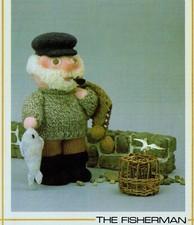 Fisherman knitting pattern. Laminated copy.
