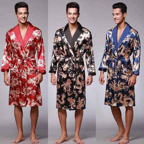 Men satin silk - silk, pajamas