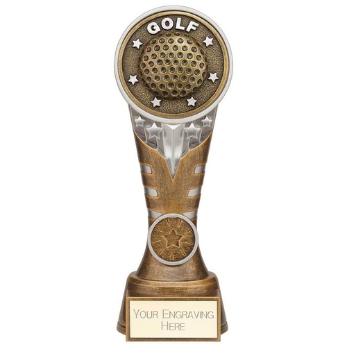 Golf trophies gold ikon - trophies,