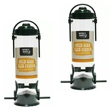2 x Wild Bird Seed Feeders 8"