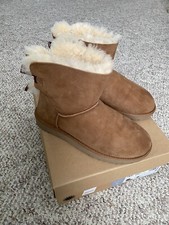 UGG Bailey Bow Mini Chestnut
