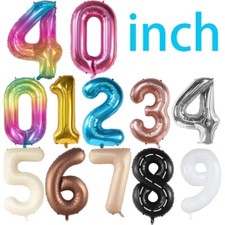 40" Giant Foil Number Balloons
