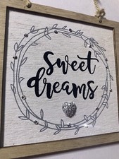 "Sweet Dreams" Hanging sign