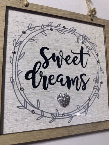 Sweet dreams hanging sign - dreams",