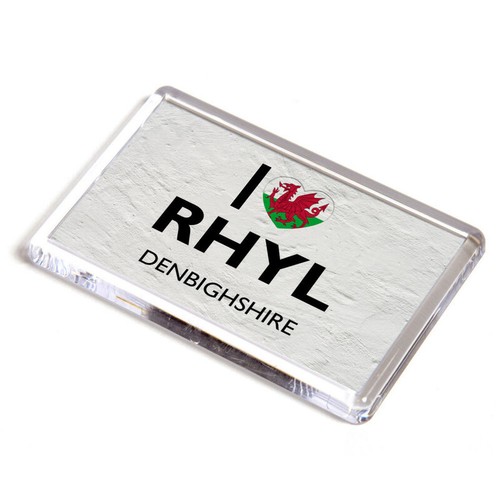 Fridge magnet love rhyl - magnet,