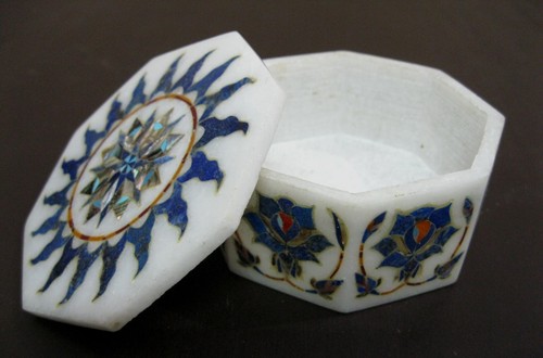 Marble trinket box - marble, vanity