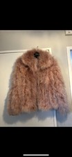 Topshop Ltd Edition Pink Marabou Feather Coat - Sold Out jacket boho fur  