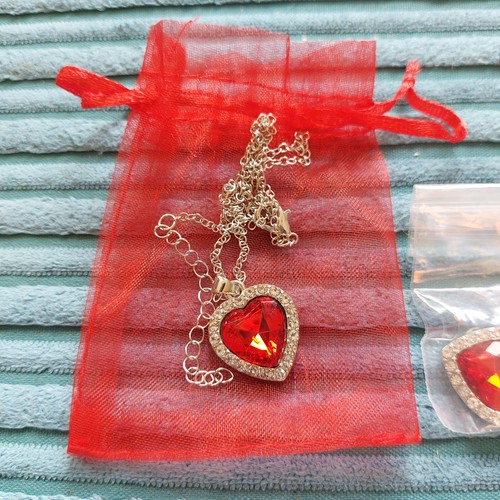 Very pretty bright red and