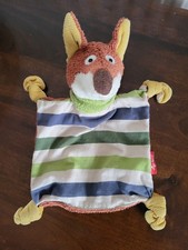 Sigikid Patchwork Fox Toy Comforter Blankie Blanket Soothing
