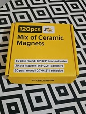 120pc Mix of Ceramic Magnets