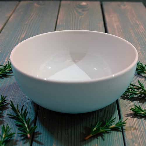 White porcelain serving - white,