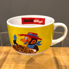 Kellogg's Vintage Coco Pops Breakfast Cereal Bowl Mug 2017 Yellow