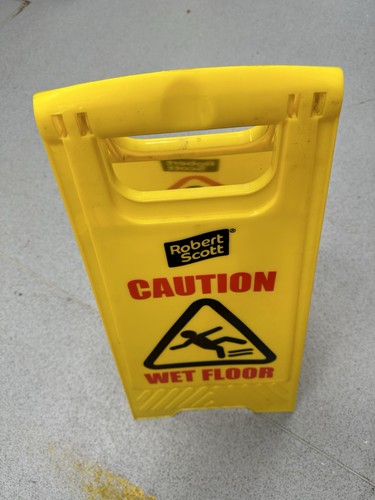Caution wet floor sign warning - caution,