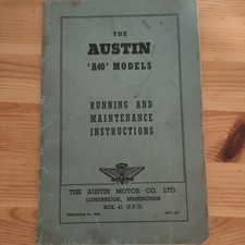Austin A40 "Devon" Running &