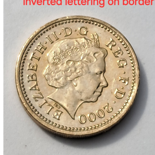 2000 one pound coin - 2000, uk