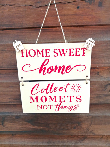 Home sweet wooden - sweet, hanging
