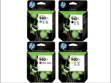 65 x Genuine HP 940XL 940 Black Cyan Magenta Printer Ink Cartridges JOBLOT