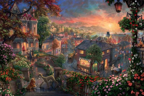 Thomas kinkade disney - thomas,