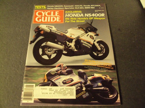 Cycle guide sep 1985 - cycle,