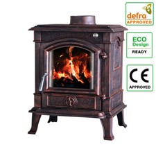 8KW Wood Burning Stove Cast