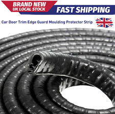 5m Car Door Edge Guard Moulding Trim Black Protector Strip Rubber Metal Seal UK