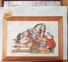 "Me First" (rocking horse) Country Companions (K1126) counted cross stitch kit