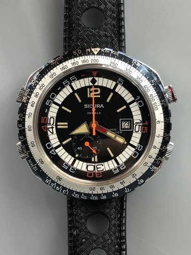 Vintage nos 70s sicura chrono - vintage,