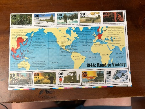 Scott 2838 1944 road to - ,