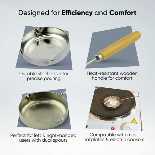 Hobby casting metal ladle with - casting,