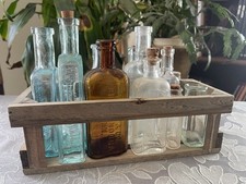 Lot of 12 Old Bottles Medicine