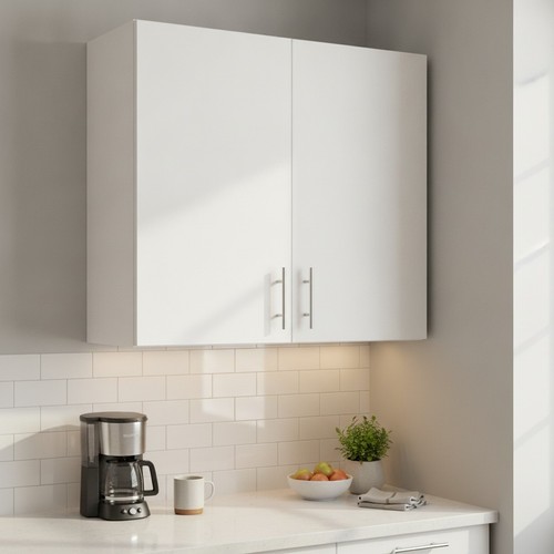 800mm white matt modern - white, wall