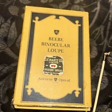 Antique Beebe Binocular Loupe Eyeglasses American Optical Co Surgical Spectacles