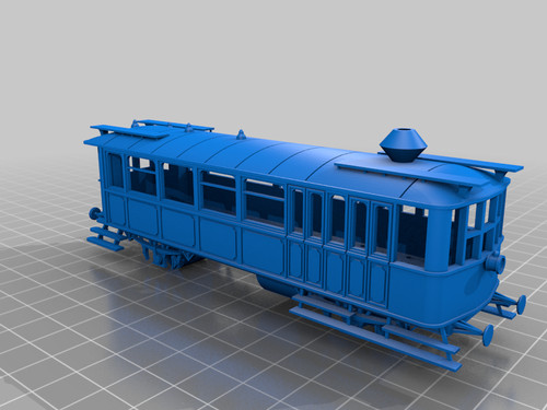 Steam rail wagon ganz 1903 - rail,